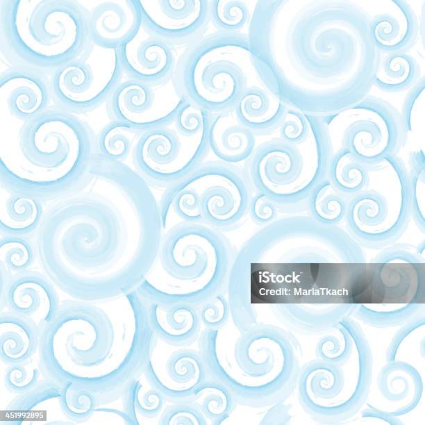 Seamless Frosty Swirls Stock Illustration - Download Image Now - Backgrounds, Blue, Christmas