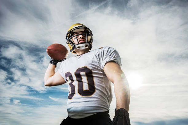 istock American football player. 451993189