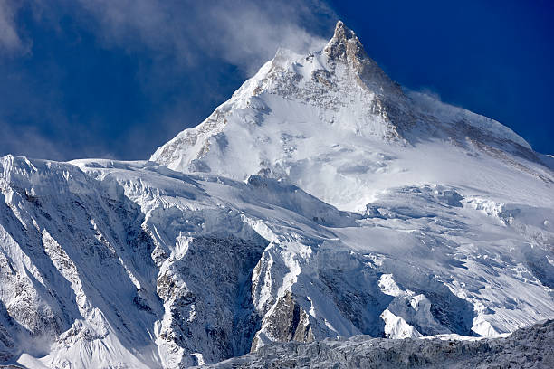 manaslu. everest obwodu. nepal motywów. - cho oyu zdjęcia i obrazy z banku zdjęć