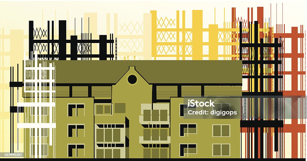 Baustelle - Lizenzfrei Architektur Vektorgrafik