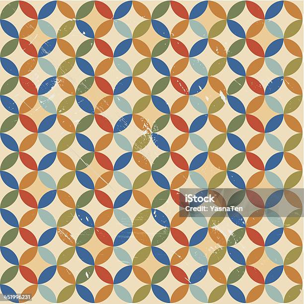 Nahtlose Kreise Muster Stock Vektor Art und mehr Bilder von 1970-1979 - 1970-1979, Abstrakt, Altertümlich