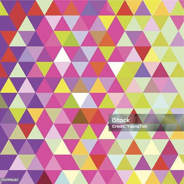 Wektor Neon Mozaika Tło - Stockowe grafiki wektorowe i więcej obrazów Abstrakcja - Abstrakcja, Bez ludzi, Biały