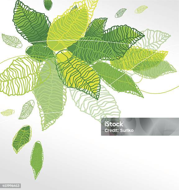 Green Leafs Vecteurs libres de droits et plus d'images vectorielles de Abstrait - Abstrait, Beauté de la nature, Biologie