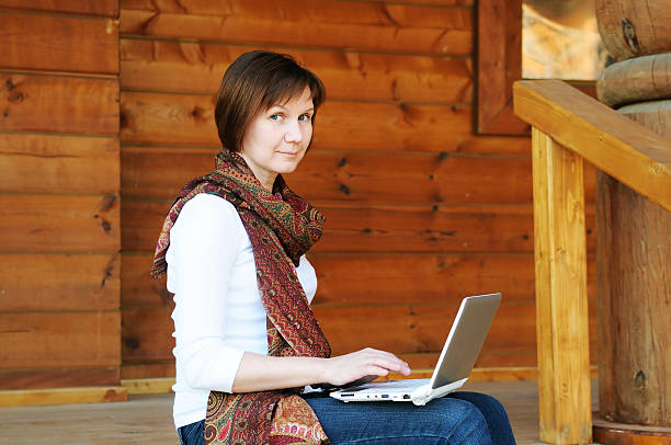 istock Woman with laptop 451996853