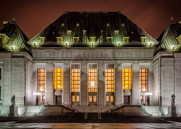 Supreme Court of Canada stock photo