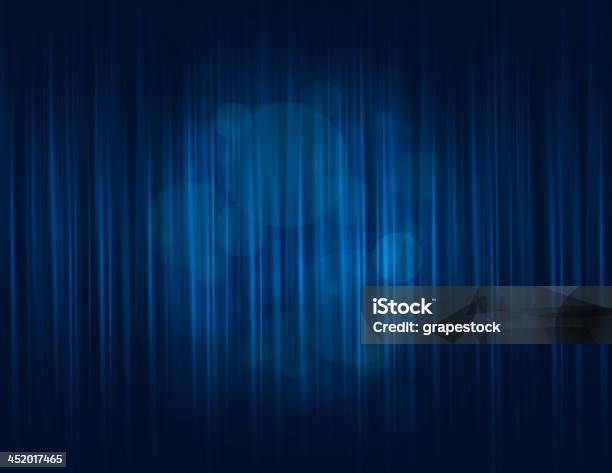 Blue Curtain Stock Photo - Download Image Now - Abstract, Acting - Performance, Announcement Message
