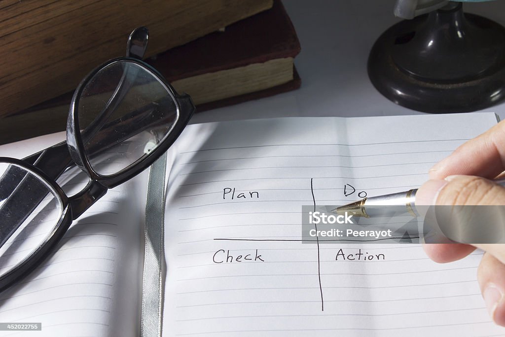 Write business plan Business concept. Activity Stock Photo