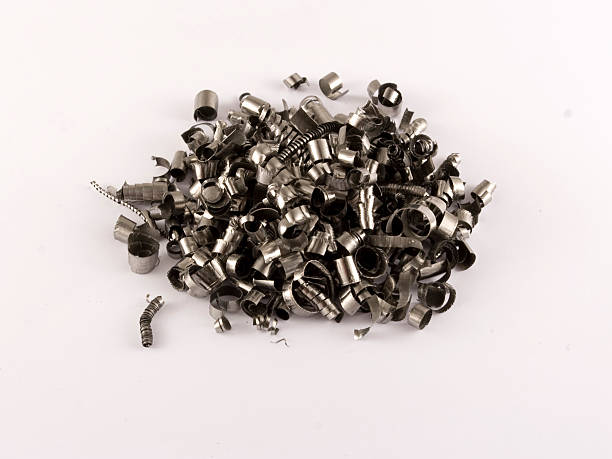 istock Titanium metal swarf 452023477