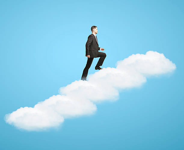istock stairs out of clouds 452024551