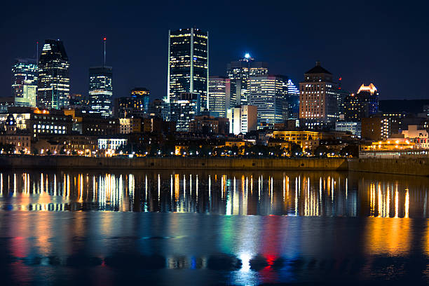 istock Big City Lights, Montreal, Night, Cityscape, Quebec, Canada 452025319