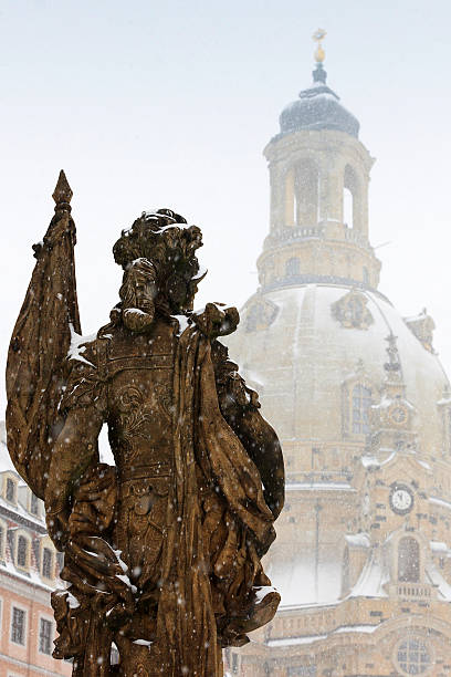 istock Frauenkirche in Dresden on a cold day 452025969