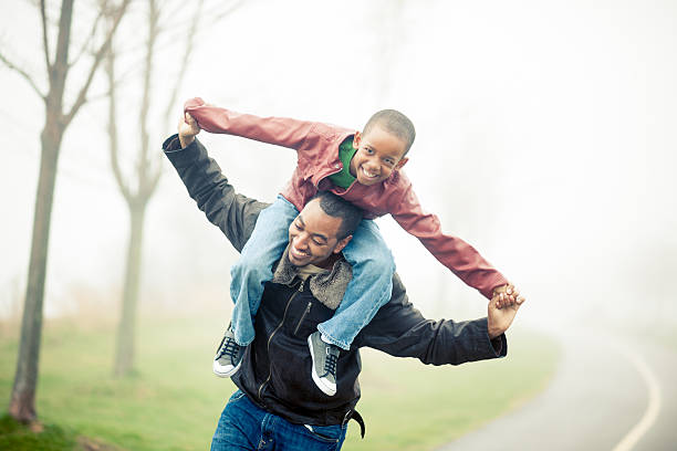 istock Family Fun on Foggy Day 452026853