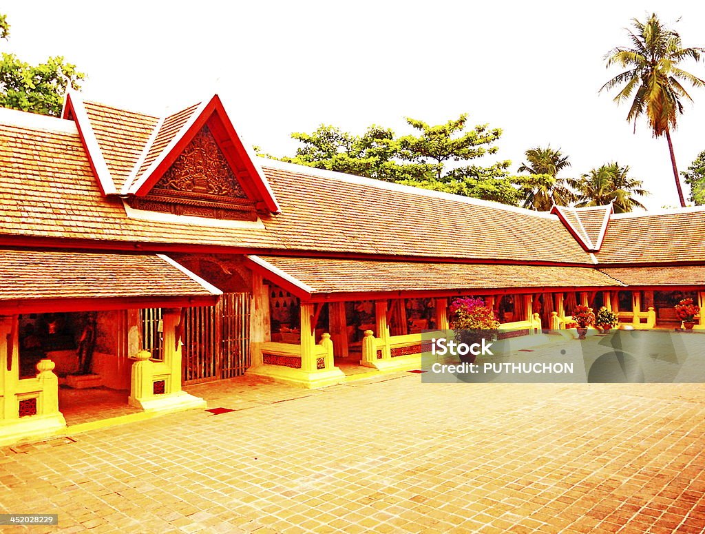 Church – temple The temple in Vientiane, Laos Buddhism Stock Photo