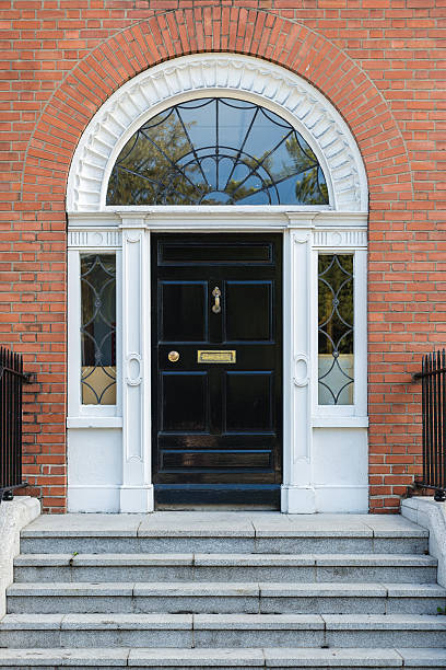 istock Black Georgian Door 452030221