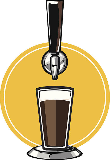 craft beer tap simple craft beer tap design beer pump stock illustrations