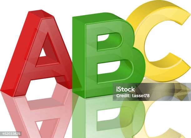 Alfabeto Abc - Arte vetorial de stock e mais imagens de Alfabeto - Alfabeto, Aprender, Brinquedo