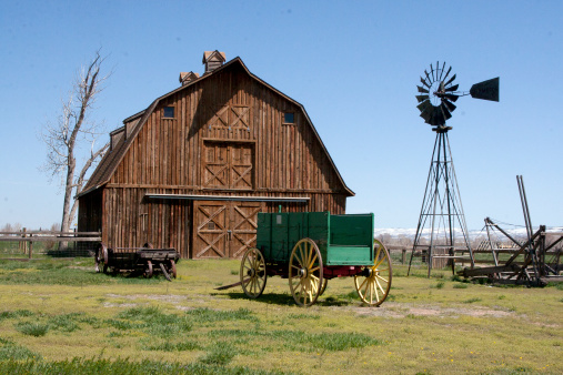 Historic barn in Laramie Wyoming
