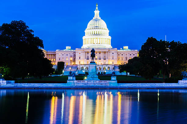 istock US Capitol Building illuminated at Night 452039119