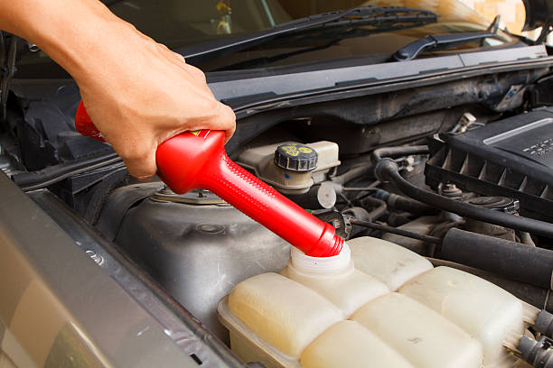 istock Car care as radiator check 452039801