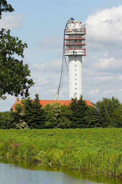 Radio Television Tower collapsed Radio Television Tower collapsed (Holland) hoogersmilde stock pictures, royalty-free photos & images