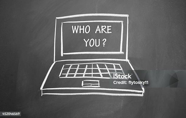Who Are You Title Stock Photo - Download Image Now - Characters, Individuality, Typescript