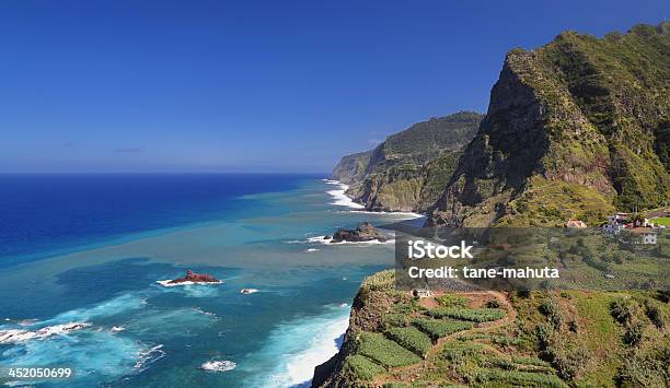 Coastline Near Santana Stock Photo - Download Image Now - Atlantic Ocean, Beach, Cliff