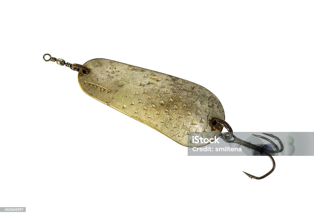 Old Handmade Fishing Spoon Stock Photo - Download Image Now
