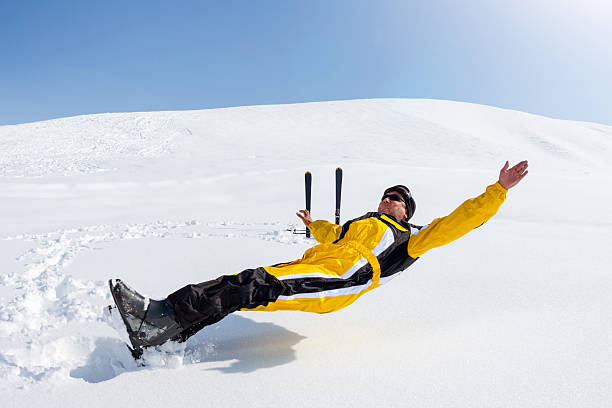 istock Skier jumping into the snow 452071811