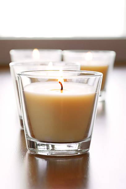 istock Candles in Glass Cups 452071959