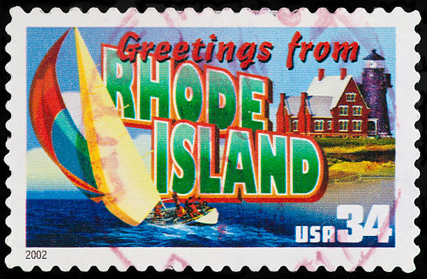 istock Rhode Island Postage Stamp 