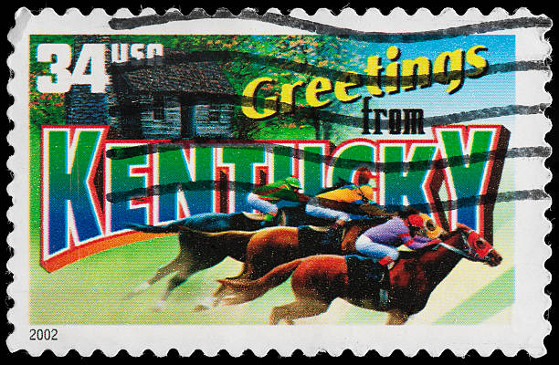 istock Kentucky State Postage Stamp 