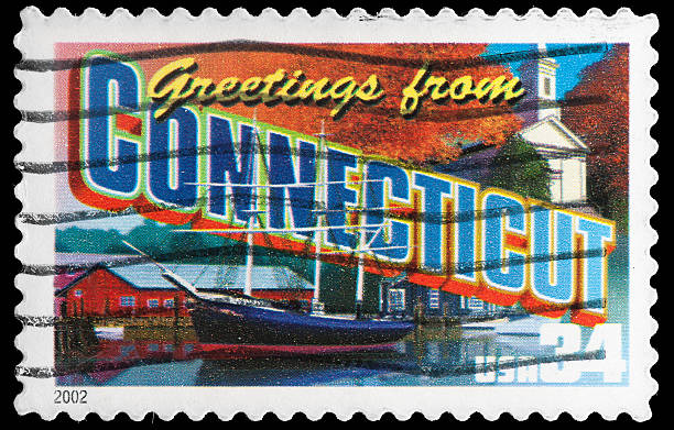 istock Connecticut State Postage Stamp 
