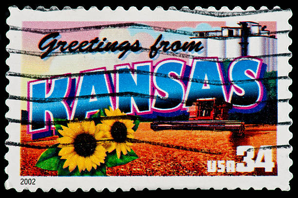 istock Kansas State Postage Stamp 