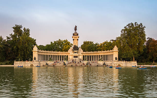 istock Alfonso XII monument in Buen Retiro park, Madrid 452077491