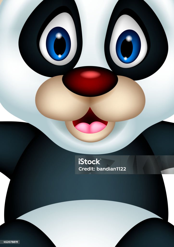 Panda Hand Rise Cute Baby Panda Rising His Hand Stock Illustration - Download Image Now ...