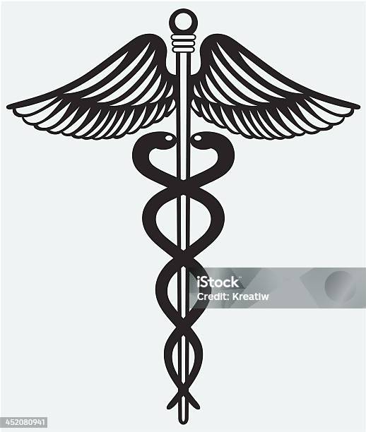 Symbol Medical Caduceus Stock Illustration - Download Image Now - Accidents and Disasters, Ambulance, Animal Body Part