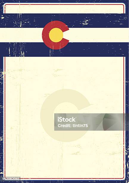 Colorado Grunge Plakat - Stockowe grafiki wektorowe i więcej obrazów Stan Kolorado - Stan Kolorado, Ameryka, Aspen - Colorado