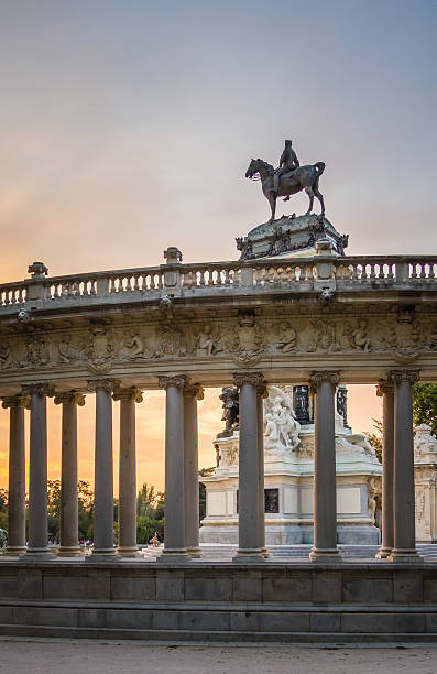istock Alfonso XII monument in Buen Retiro park, Madrid 452085923