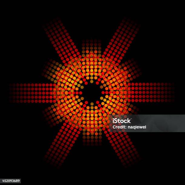 Abstract Dot Pattern Background Stock Illustration - Download Image Now - Abstract, Aiming, Ammunition