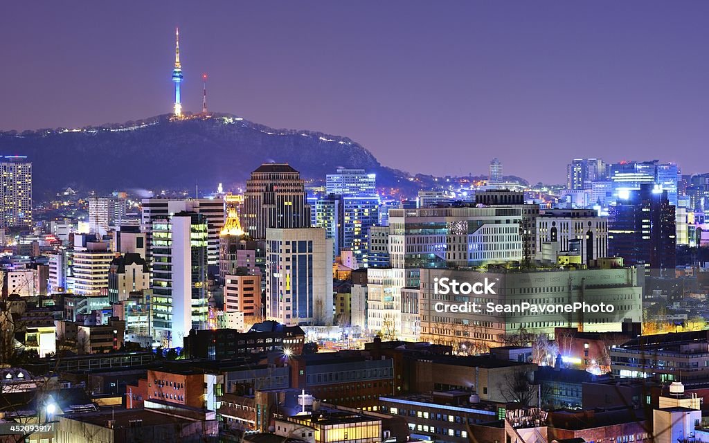 De la ciudad de Seúl, Corea del Sur - Foto de stock de Corea del Sur libre de derechos
