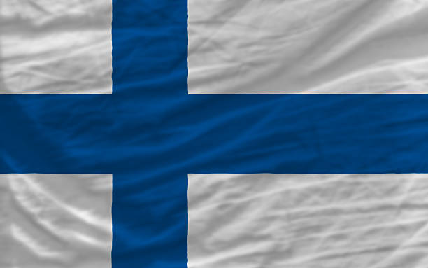 istock complete waved national flag of finland for background 452094345