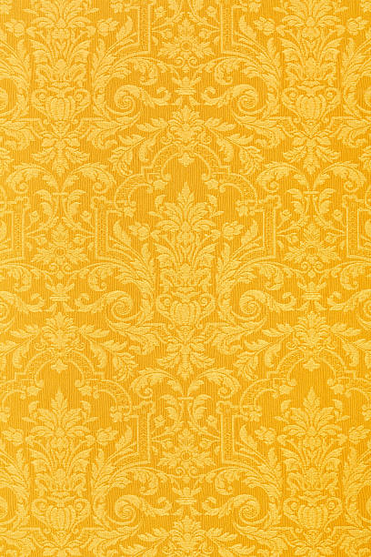 istock Floral gold wallpaper texture background 452094723