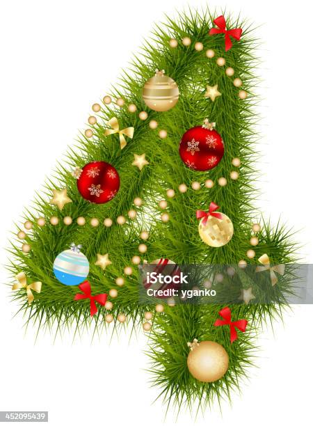 Abstract Beauty Christmas And New Year Abc Vector Illustration Stock Illustration - Download Image Now