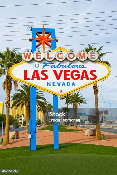 Welcome To Fabulous Las Vegas Sign Stock Photo - Download Image Now - Arts Culture and Entertainment, Bright, Brightly Lit