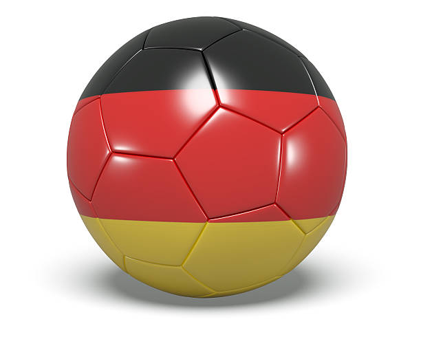 istock Soccer/football with a German flag on it. 452098593