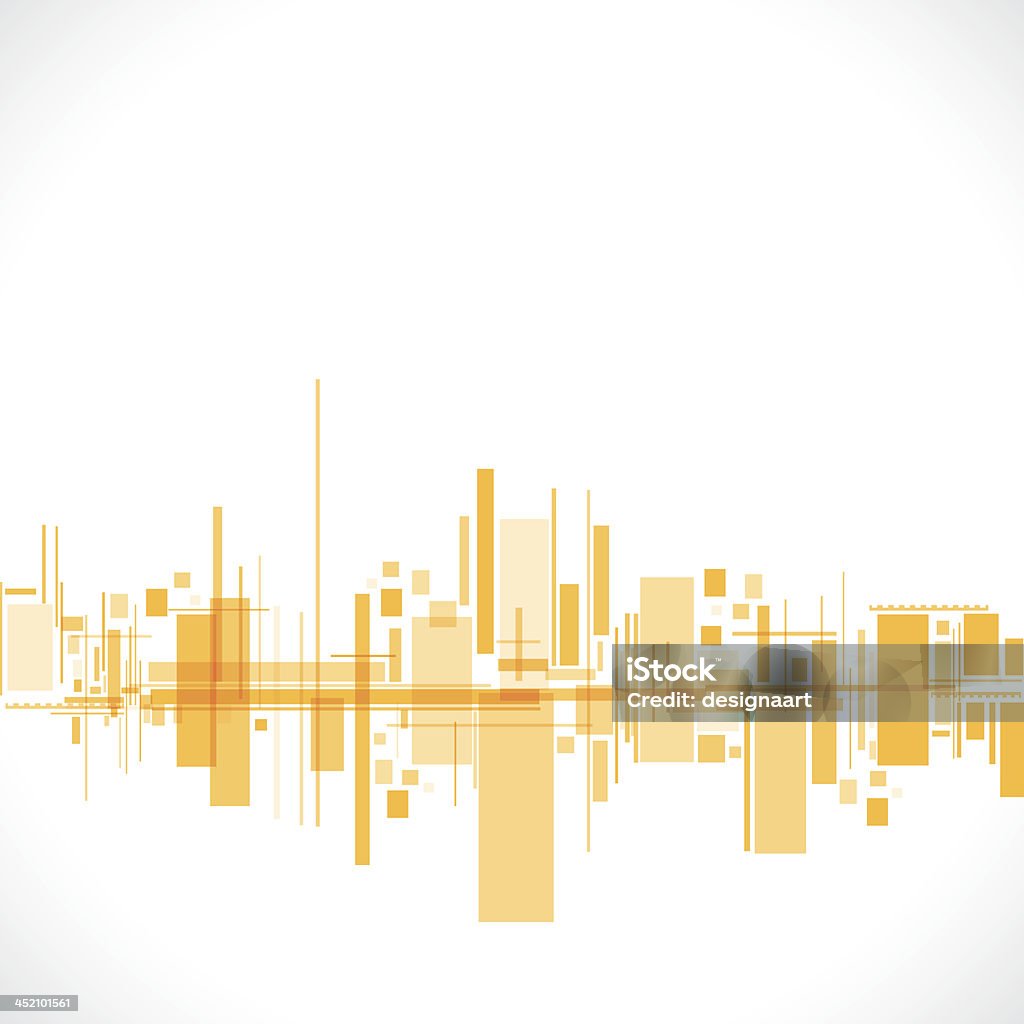 abstract building abstract yellow building block stock vector Urban Skyline stock vector