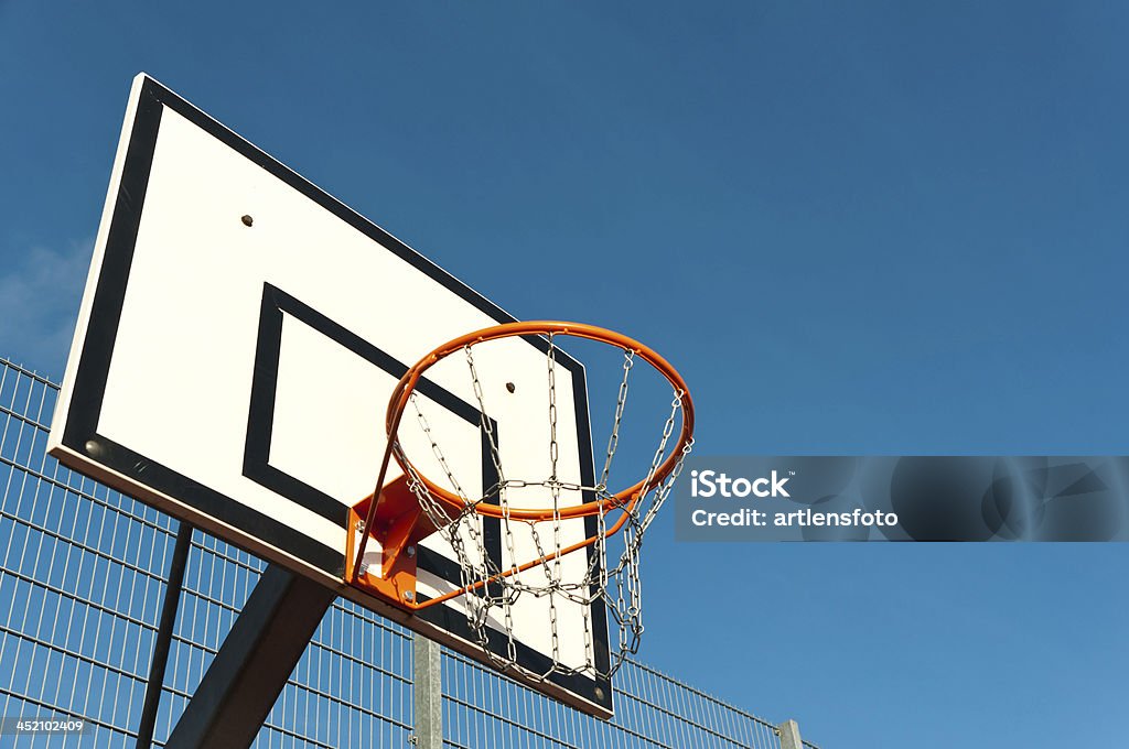 Basketball board Basketball board on blue sky At The Edge Of Stock Photo