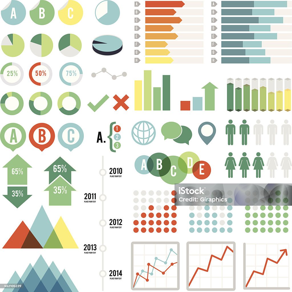 Check Infograph Infographics Set Stock Illustration - Download Image Now - Bar Graph ...