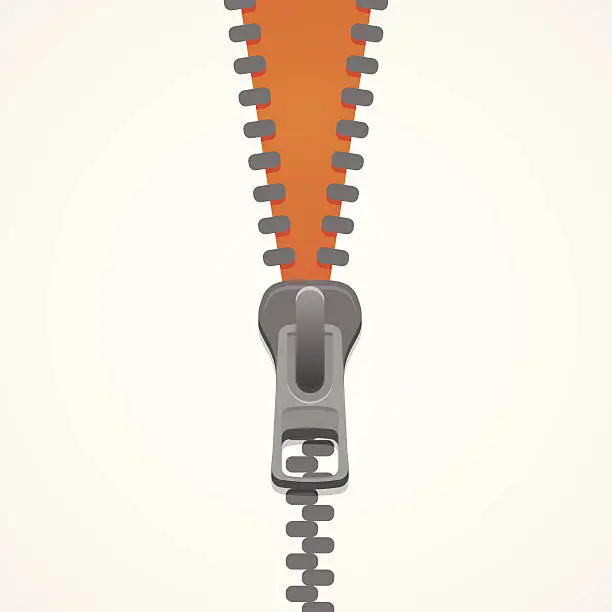 Vector illustration of Zipper