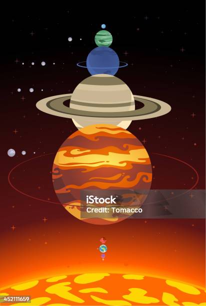 Ilustración de Sistema Solar y más Vectores Libres de Derechos de Calor - Calor, Exploración espacial, Venus